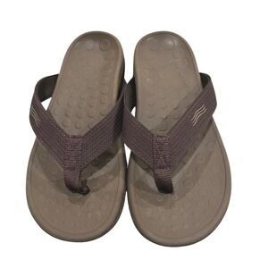 Vionic 44WAVE Flip Flop Sandals Brown Women's 7 Arch Support Orthopedic